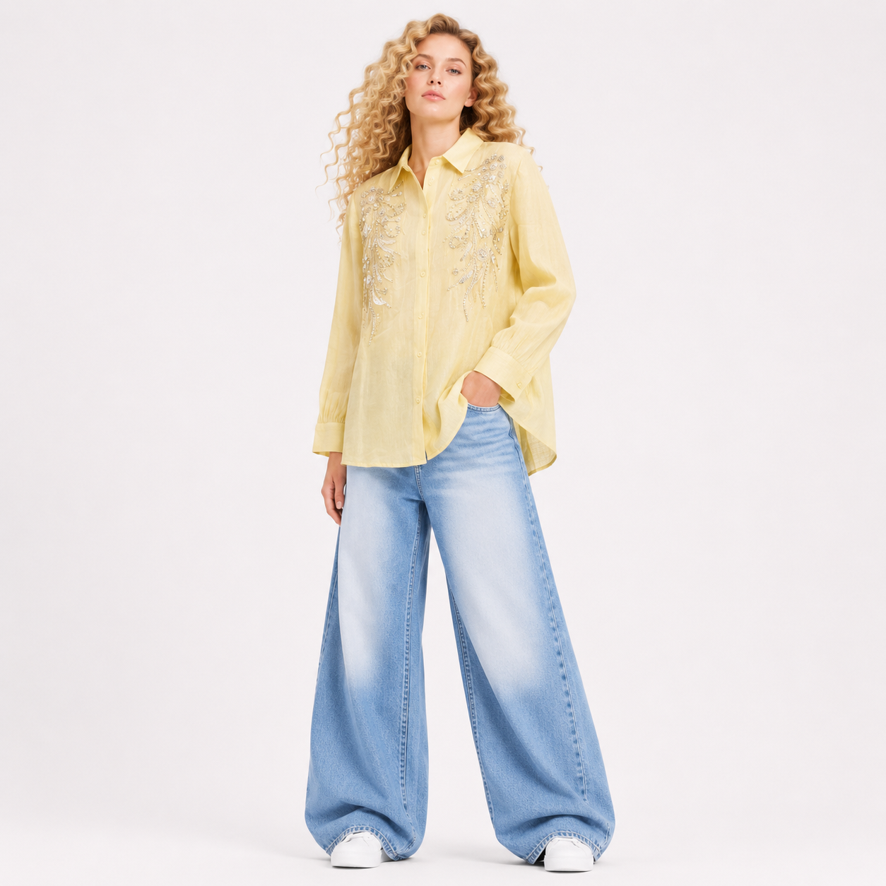 cut dana work shirt style top