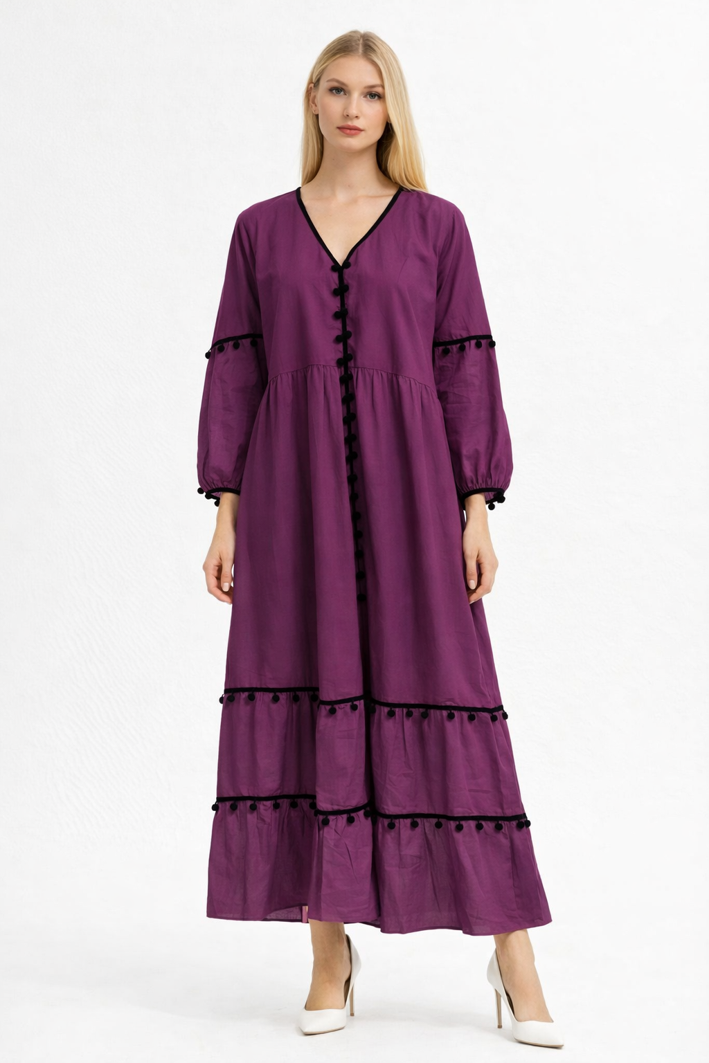 pure cotton  long dress