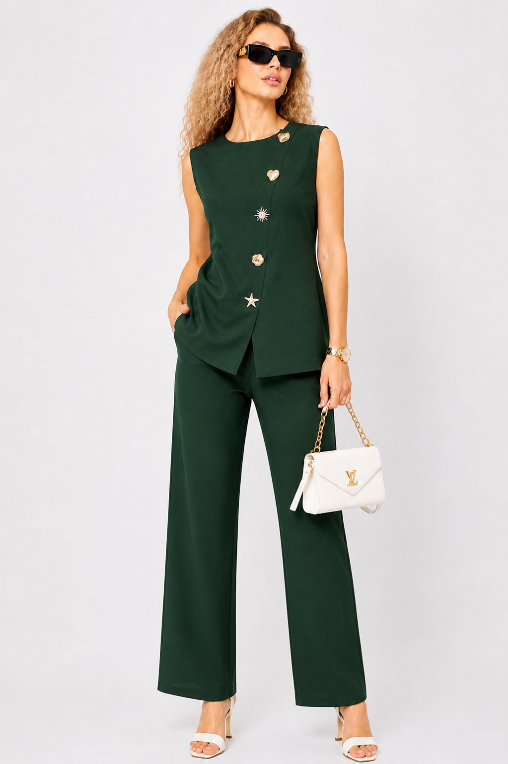 RUSTIC ELEGANCE VEST SET CORDSET