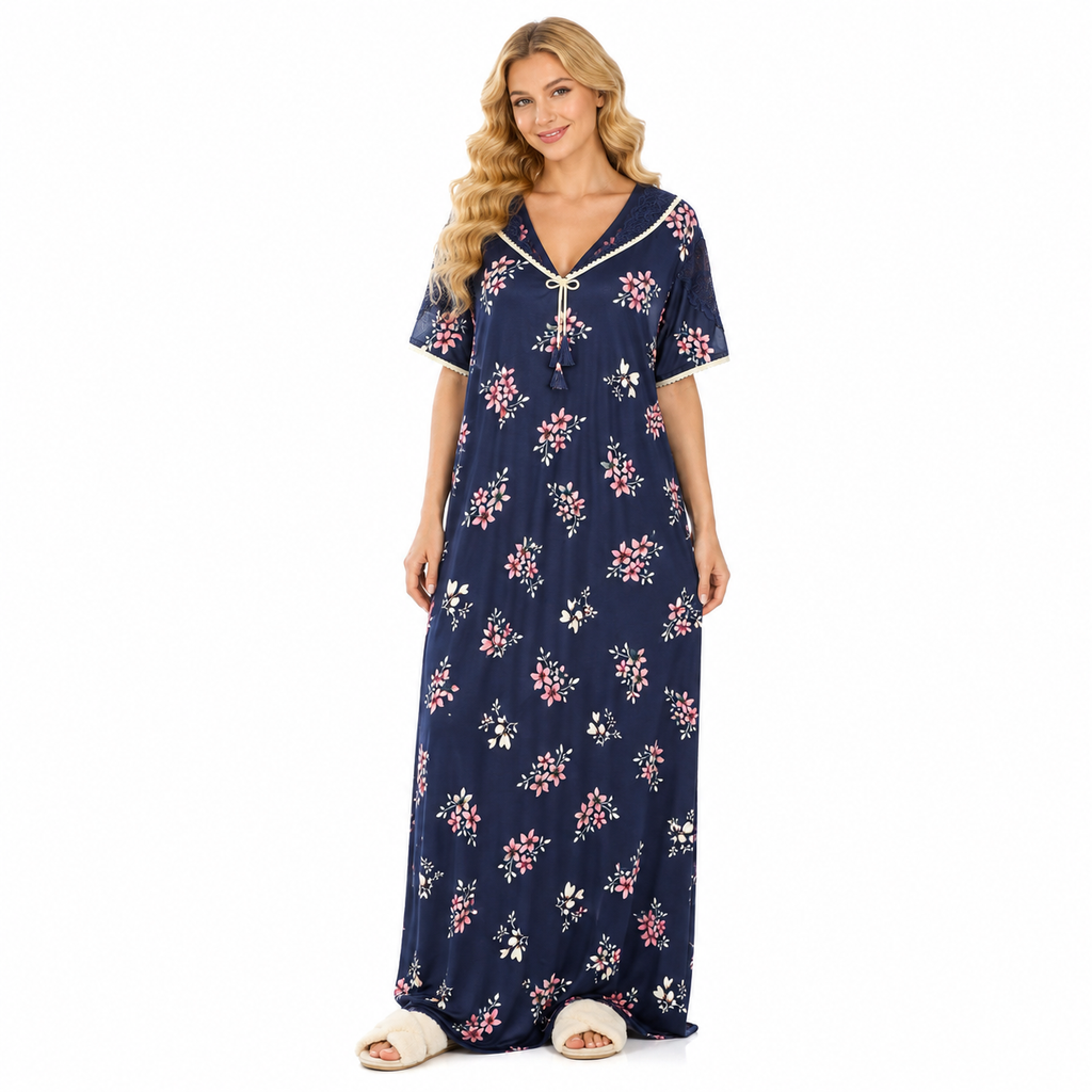 FLOWER PRINTE NIGHT SUIT