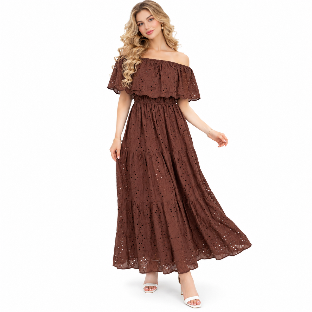 COTTON FRILL DRESS