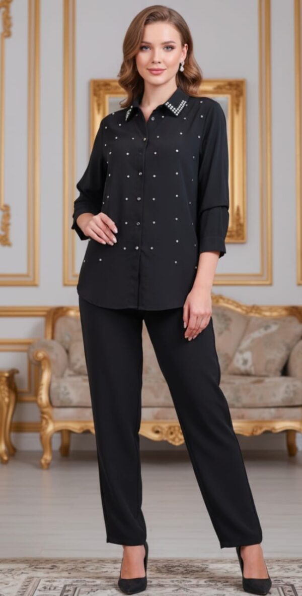 Korean Studded Cord Set | Free Size Till 2XL (44)