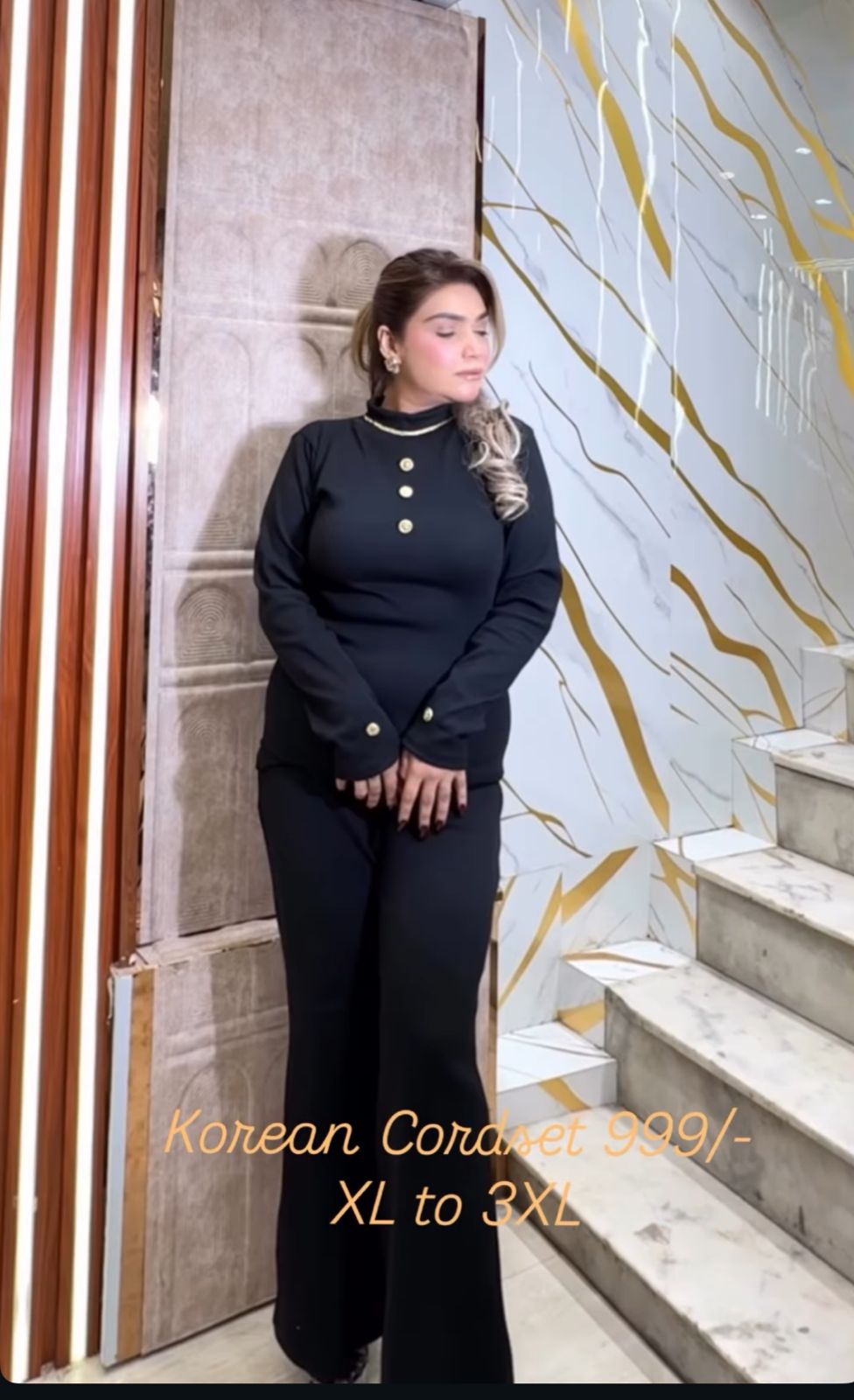 KOREAN CORDSET GOOD TILL XXL