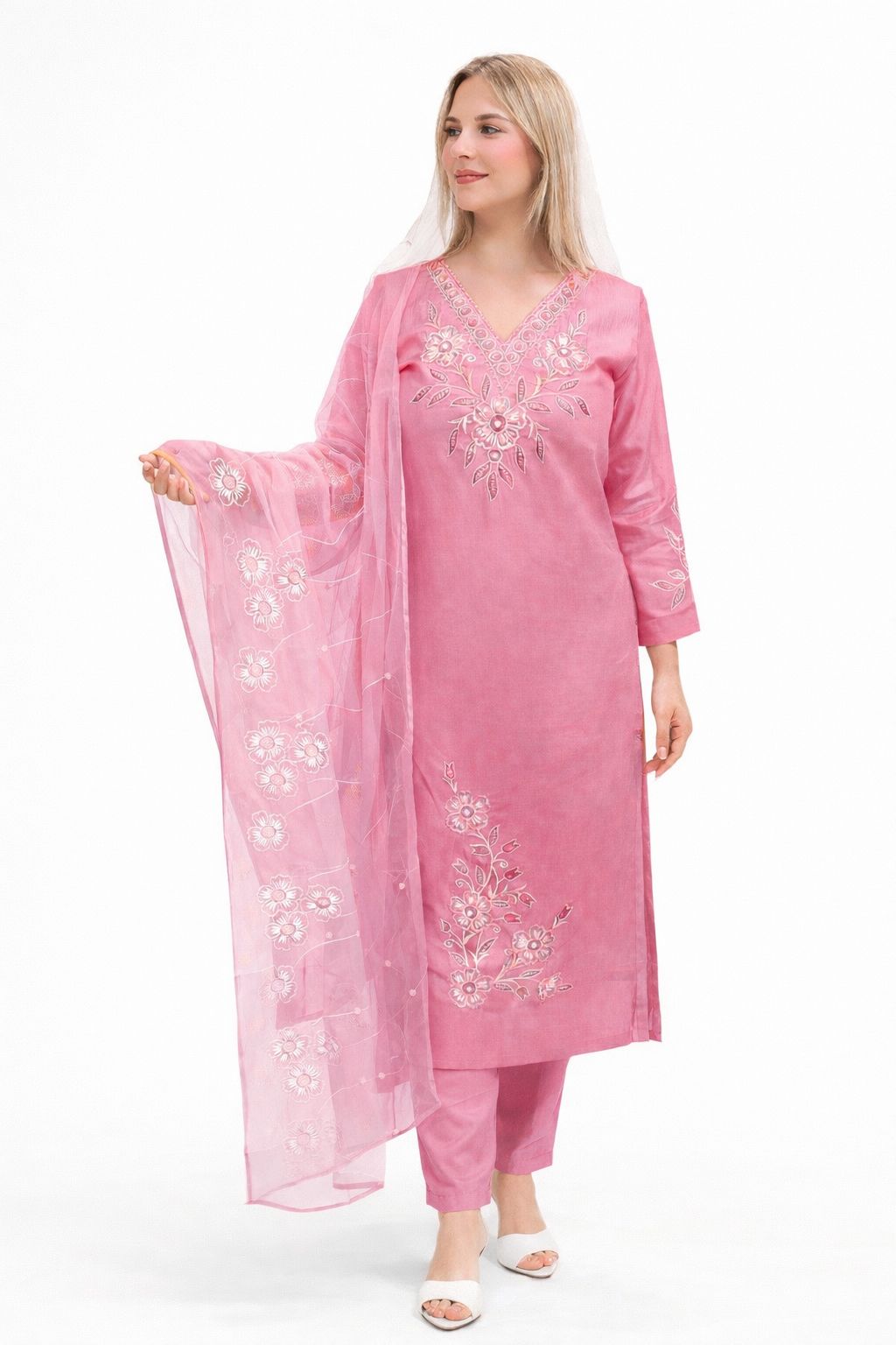 EMBROIDERY SUIT CUT DANA WORK