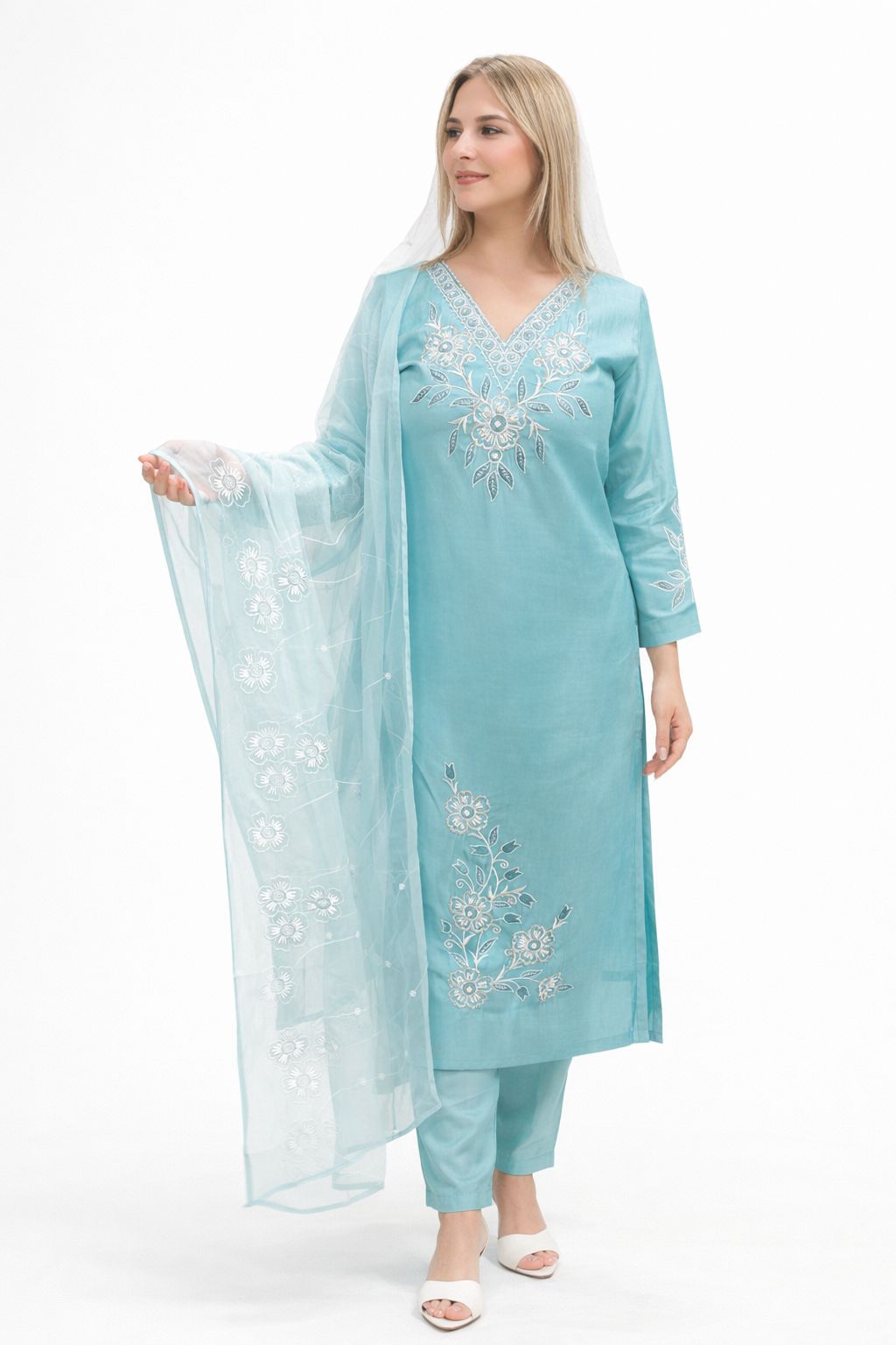 EMBROIDERY SUIT CUT DANA WORK