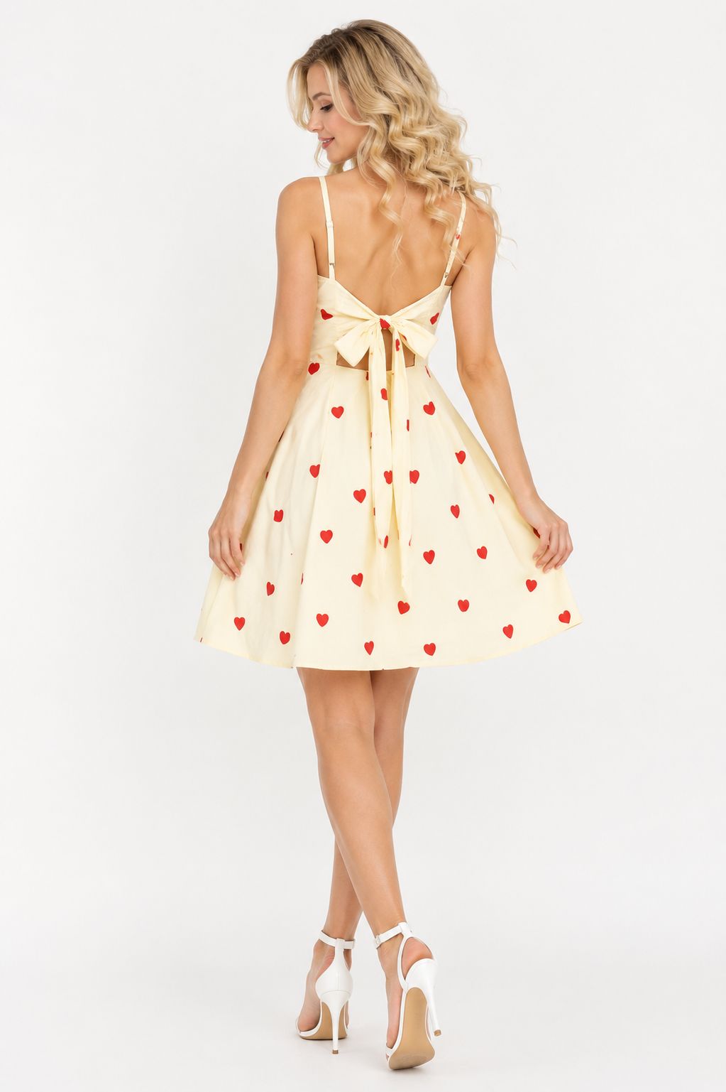 Heart Print SHORT DRESS