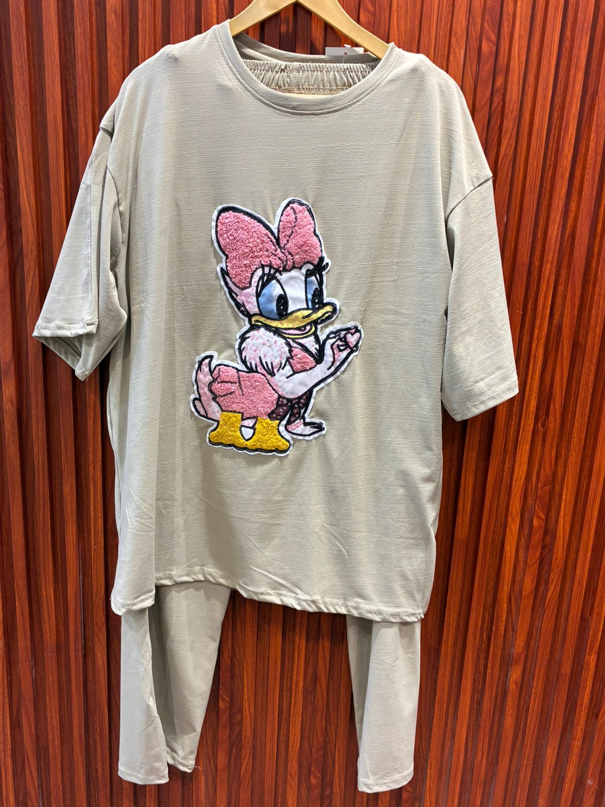 Daisy Duck Graphic Sequin Embroidery CORD SET