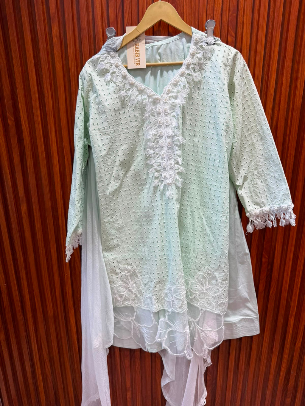 farshi salwar with beautiful cotton suit