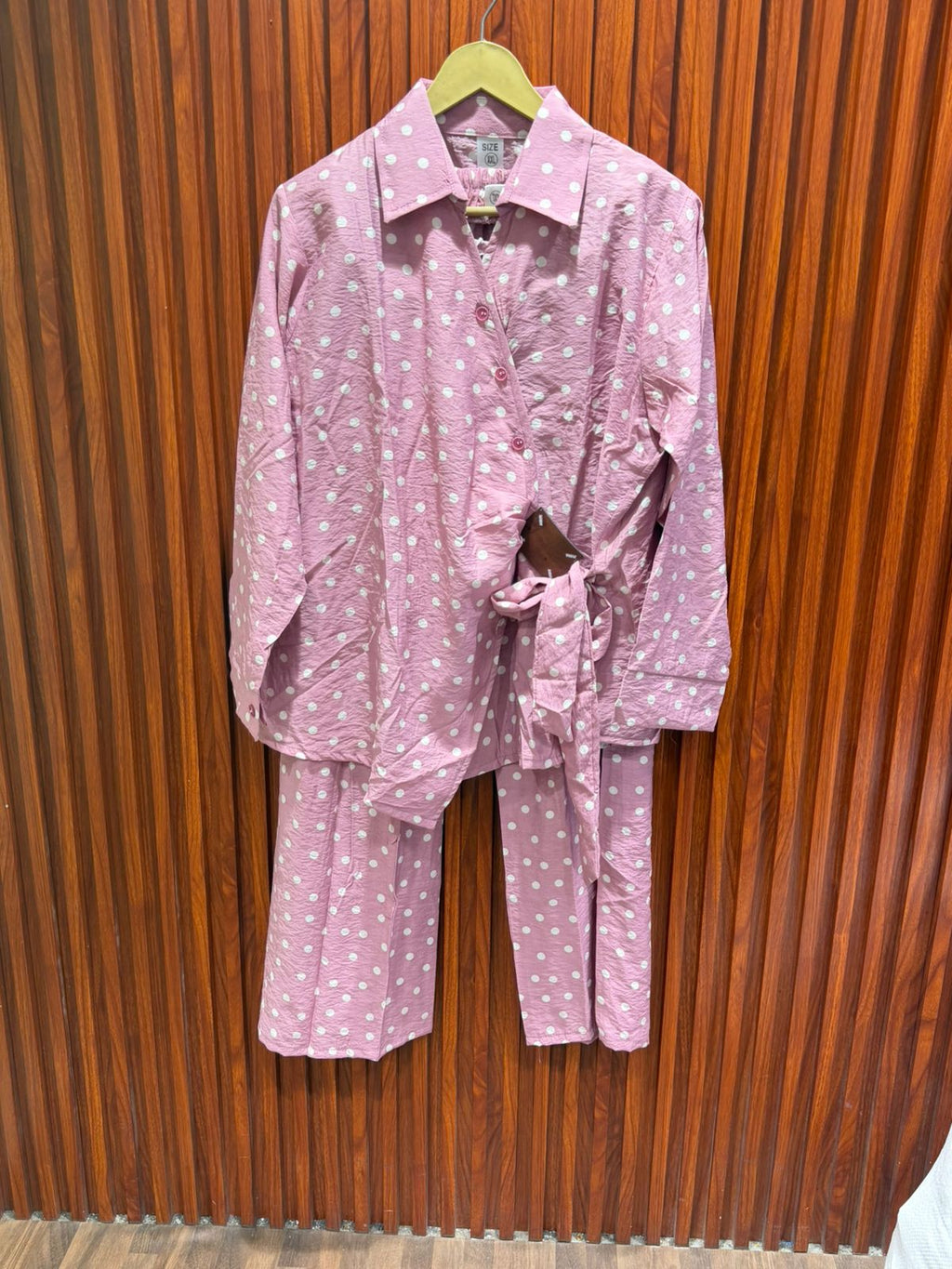 polka dot style cord set