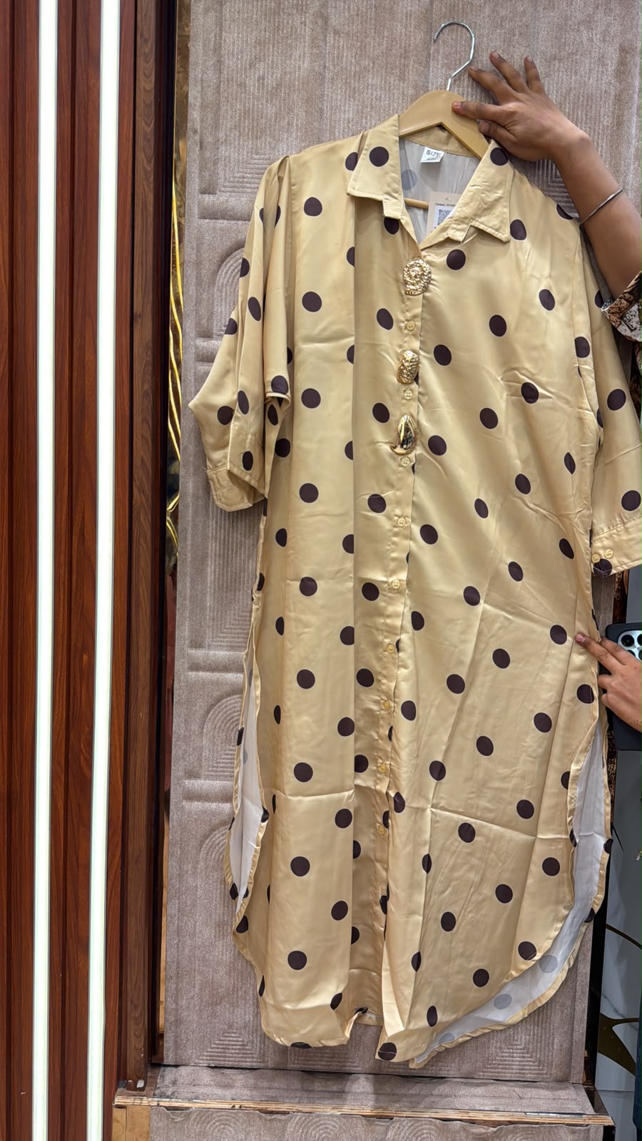 plus size poll ka dot dress