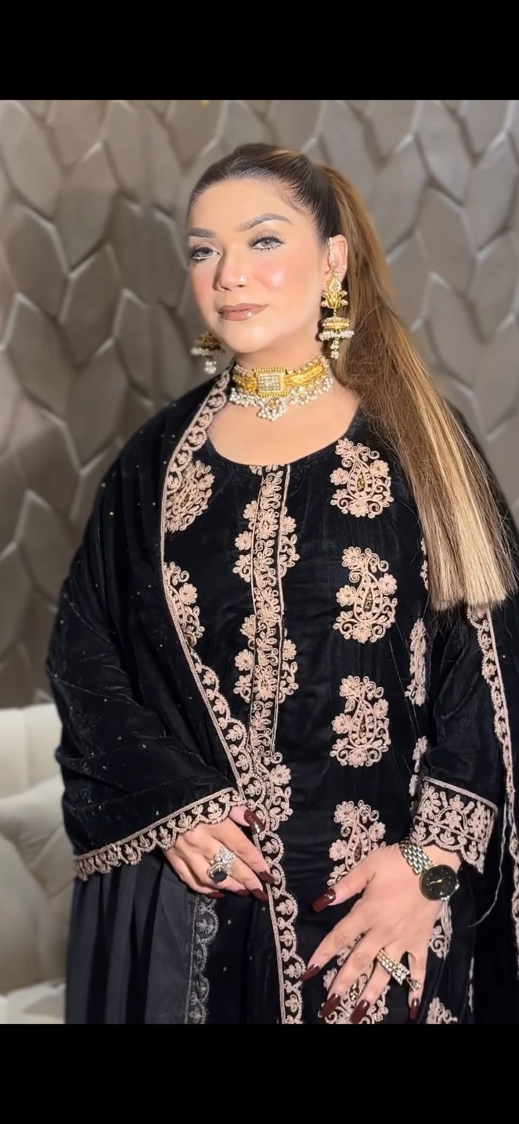 BLACK VELVET SUIT GOOD TILL TO M TO XXL