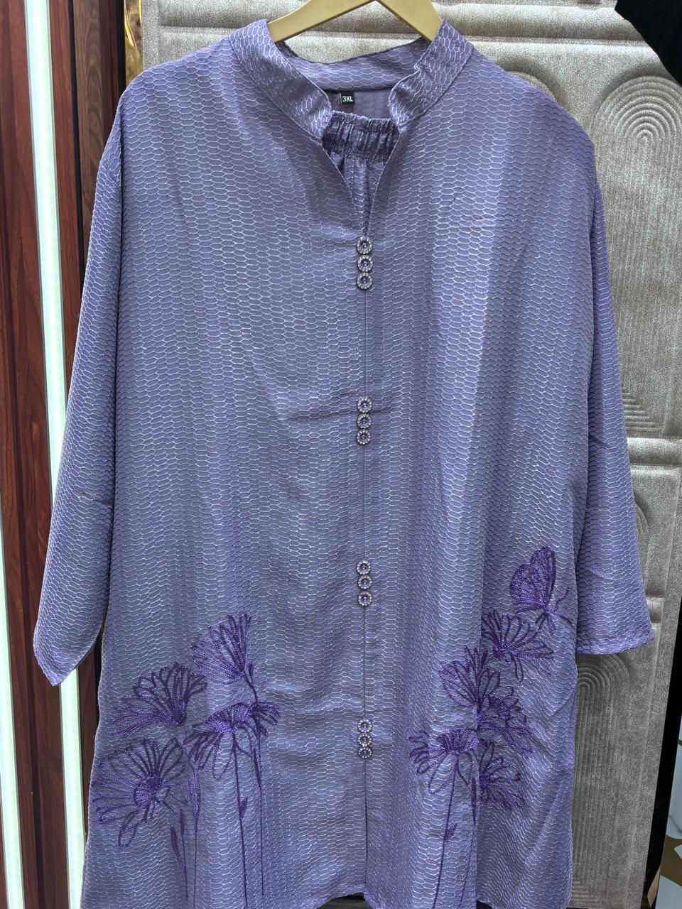 PLUS SIZE EMBROIDERY CORDSET