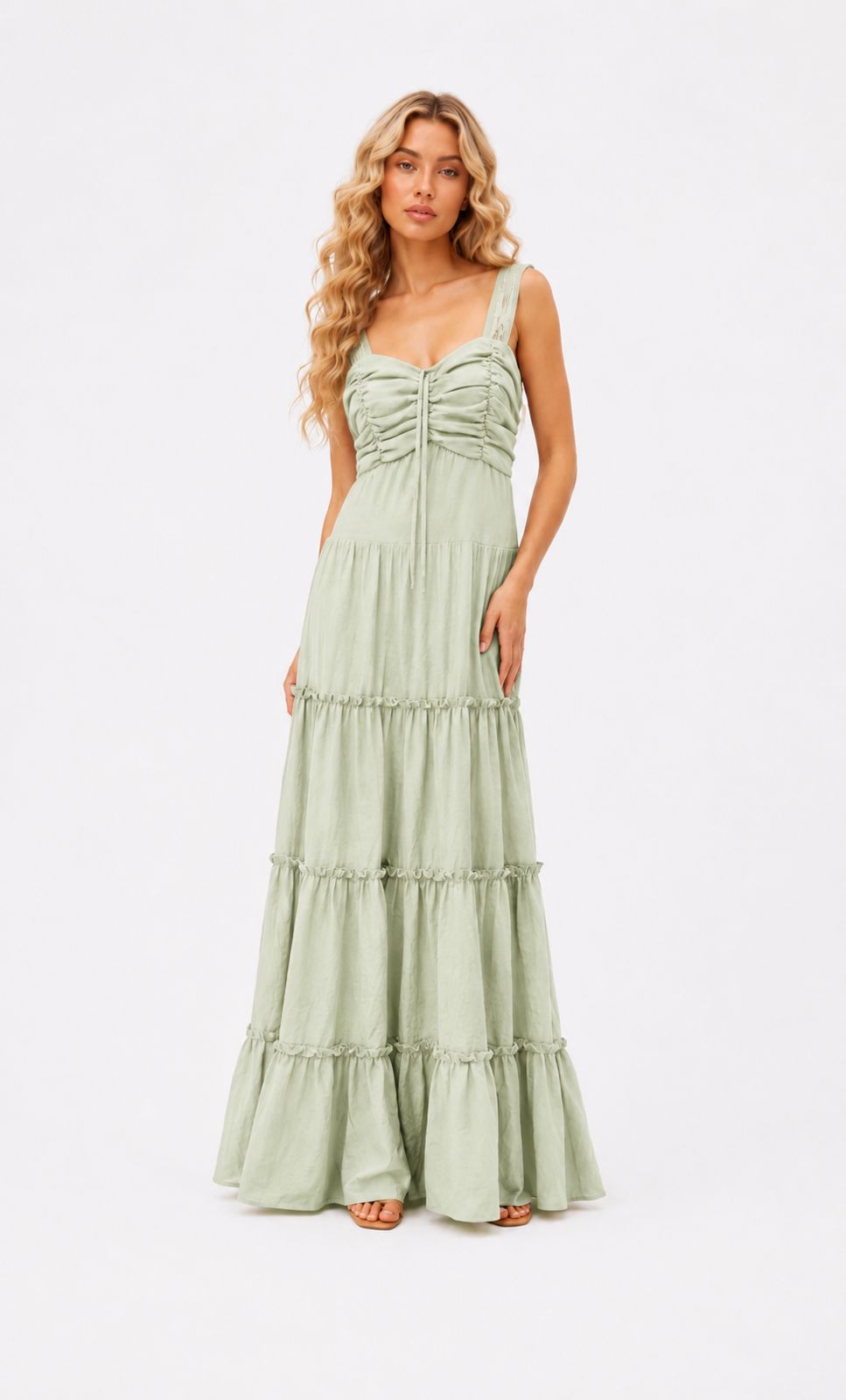 COTTON LONG DRESS