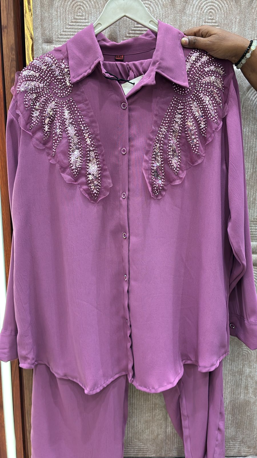 WINGS PETTERN CORD SET GOOD TILL TO 2XL