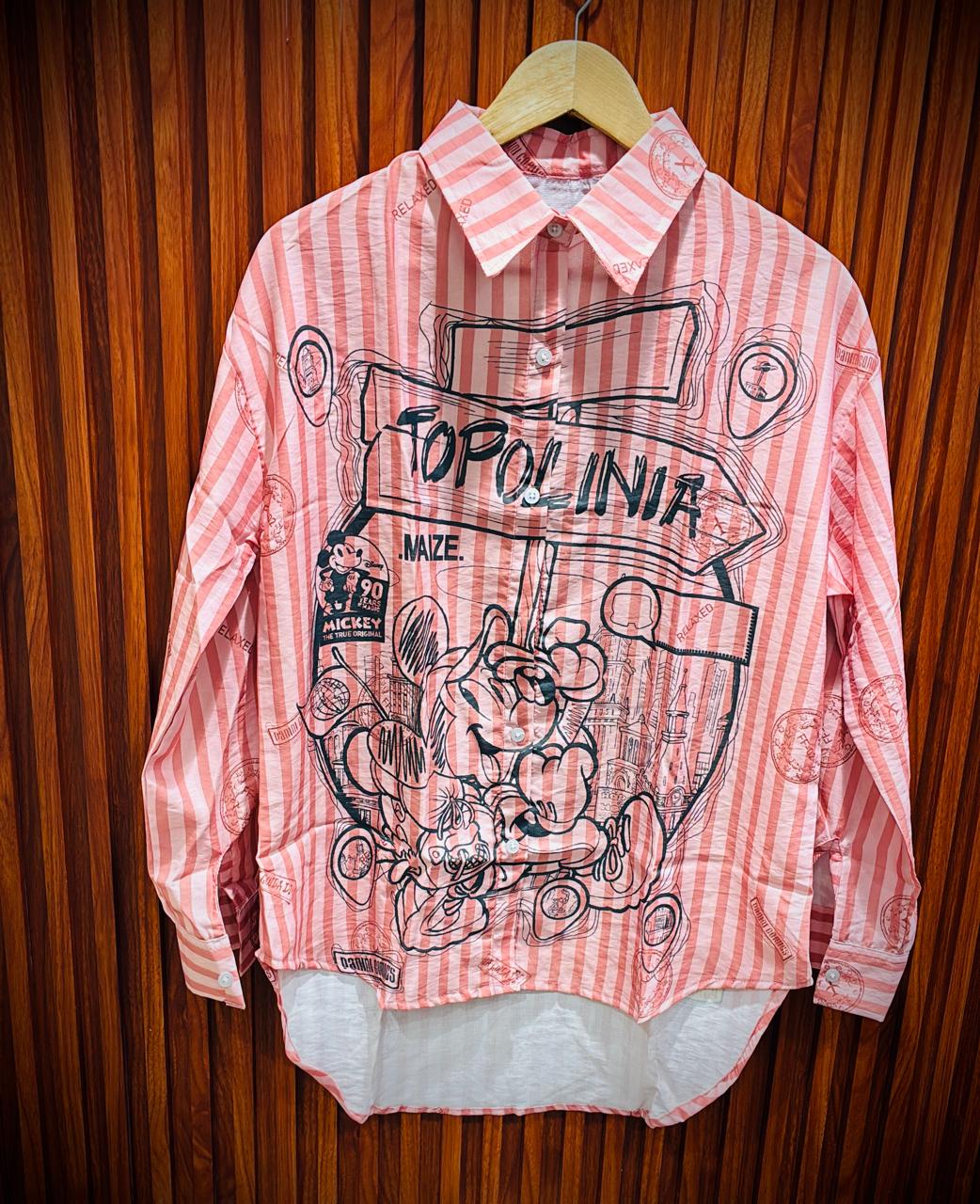 cartoon full  printed shirt