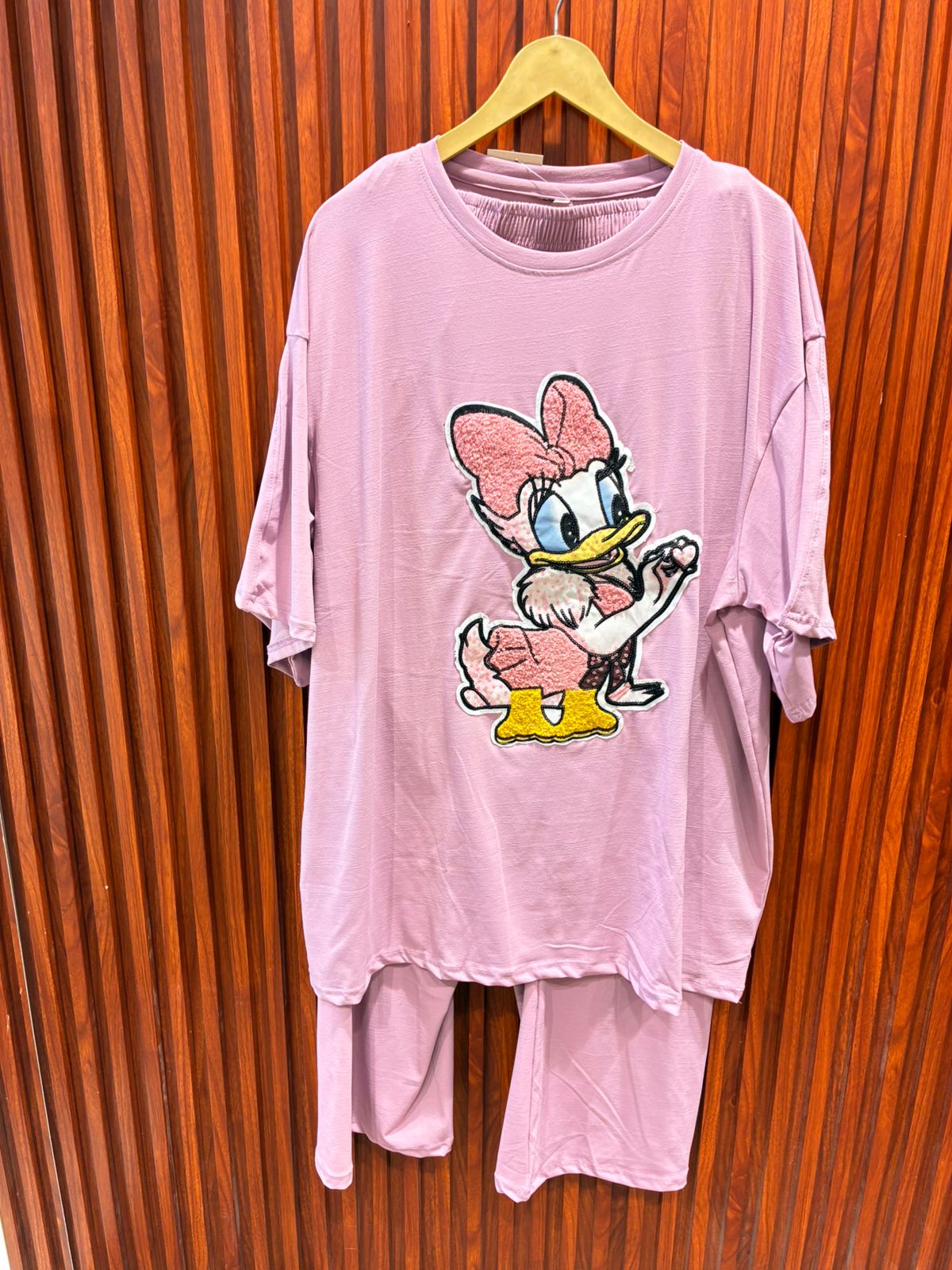 Daisy Duck Graphic Sequin Embroidery CORD SET