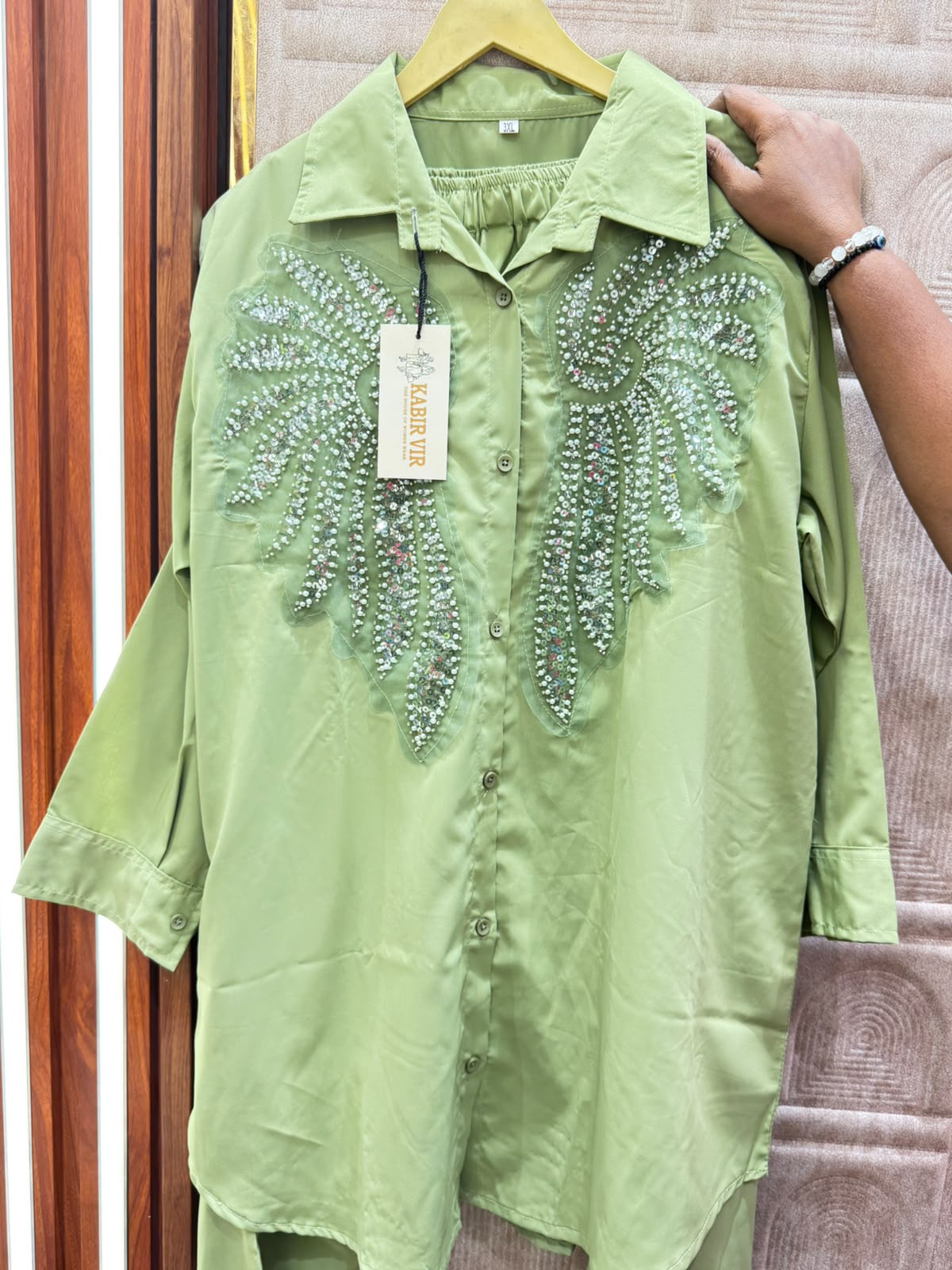 WINGS PETTERN CORD SET GOOD TILL TO 2XL