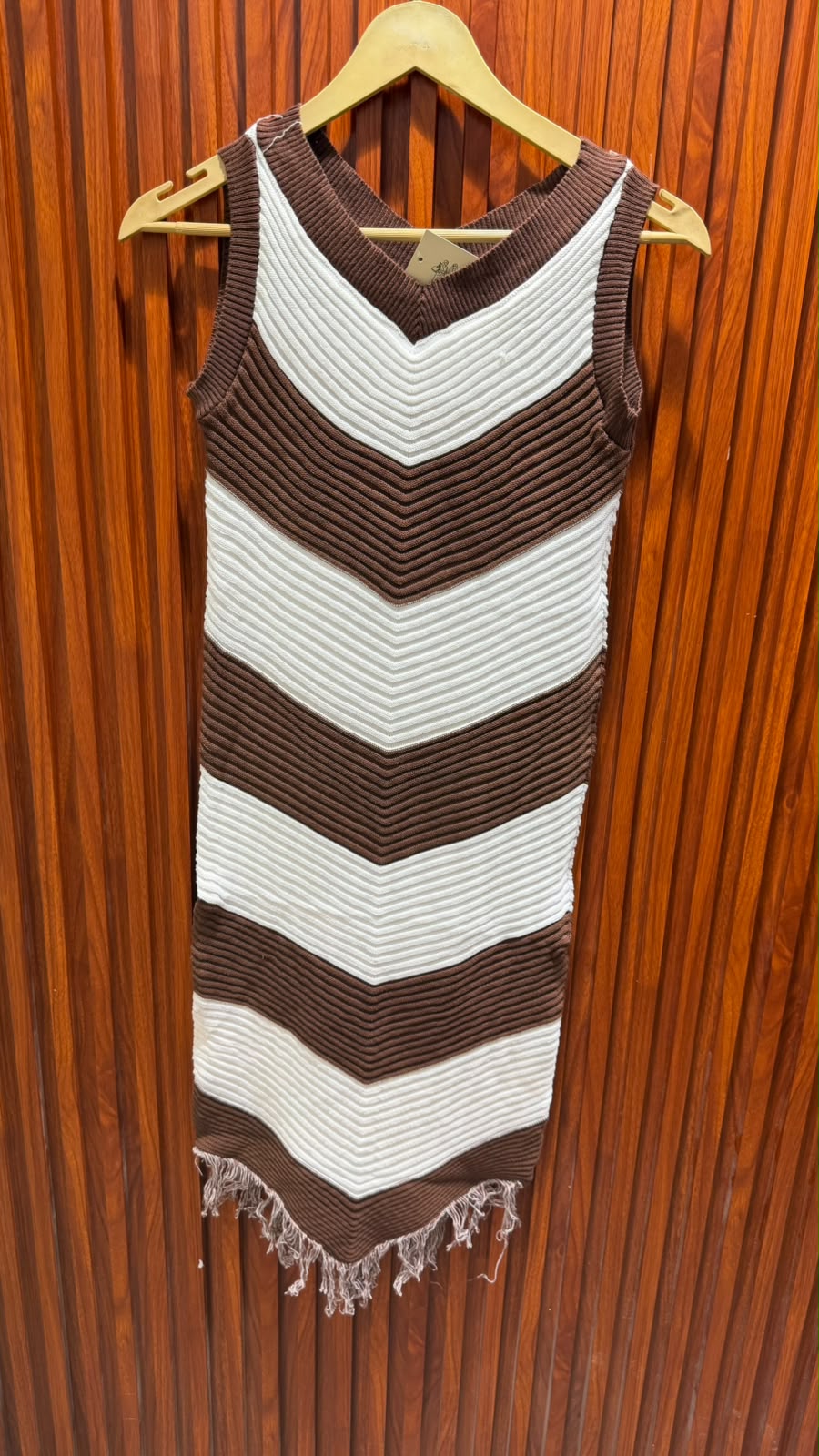 Chevron Stripe dress