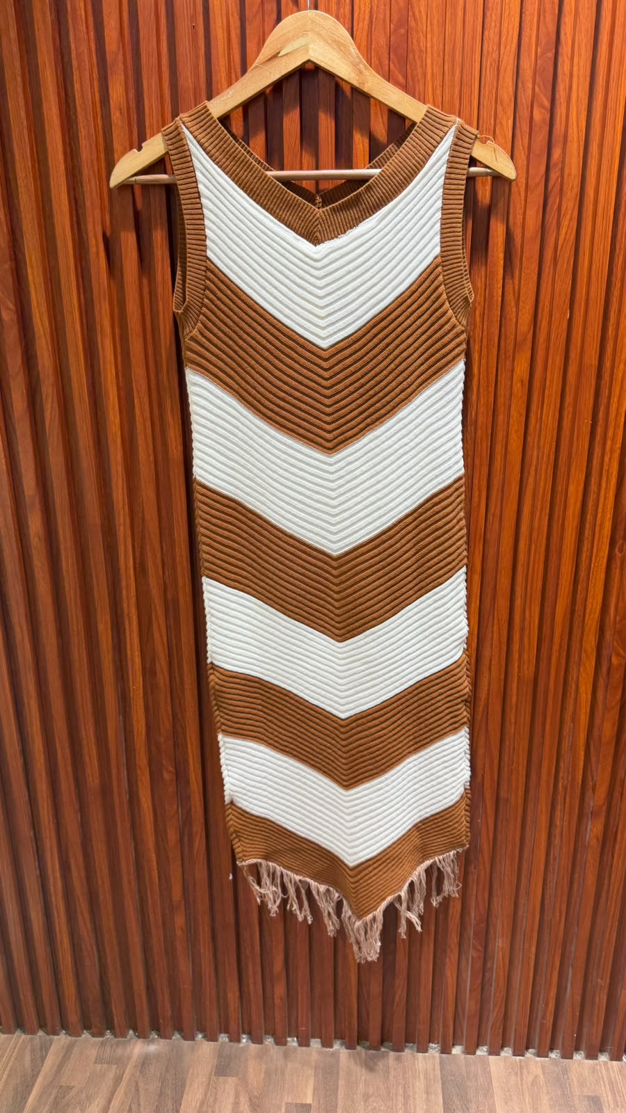 Chevron Stripe dress