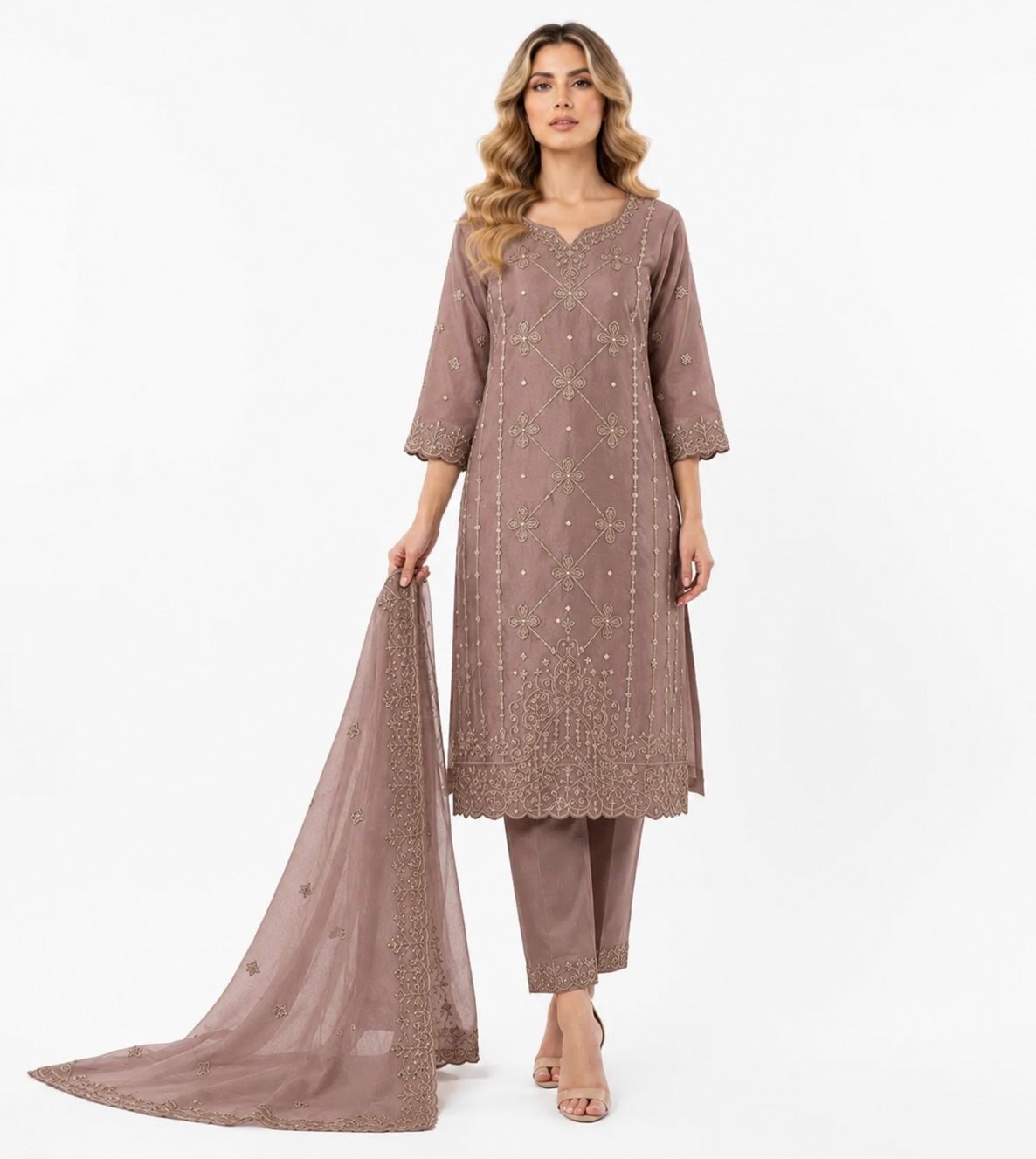 CUT DNA FULL EMBROIDERY SUIT