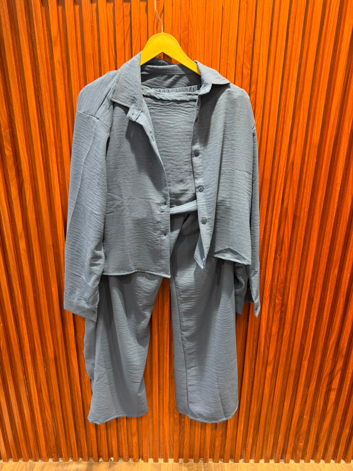 3 PC AIRPORT LOOK  PLAIN CORD SET