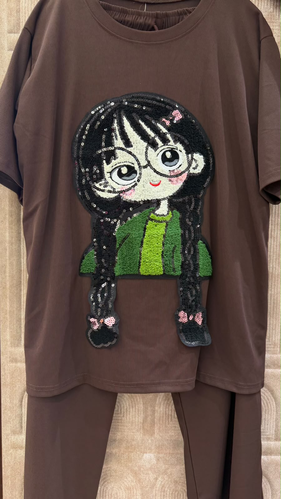 t- shirt style doll cord set