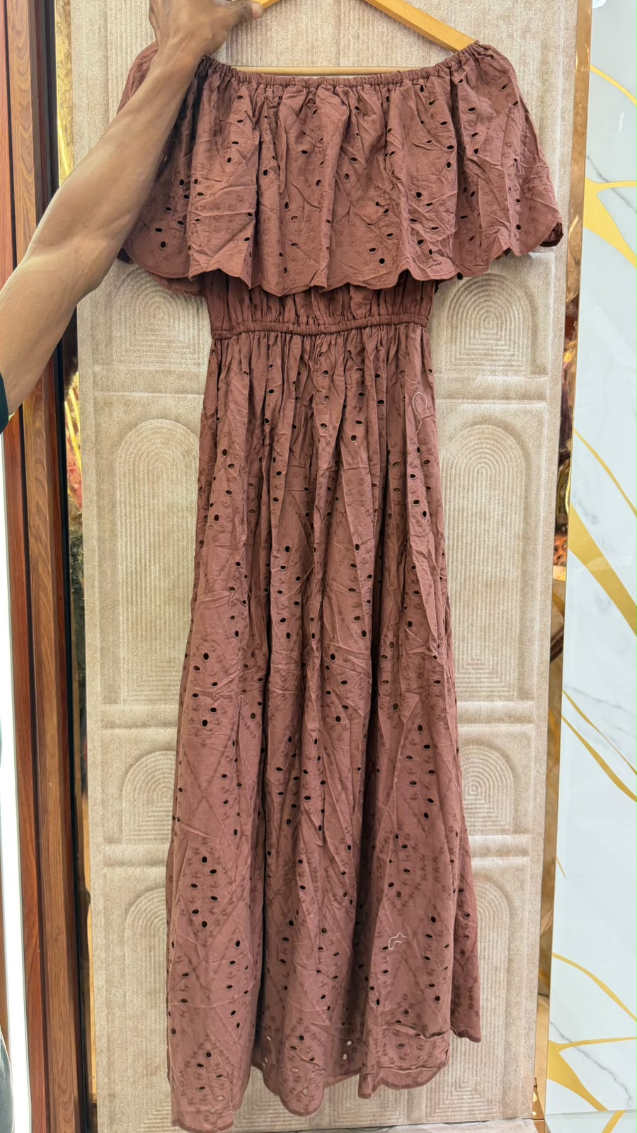COTTON FRILL DRESS