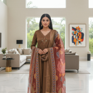 Earthy Brown Ensemble Suit  | M (38) - 2XL (44)