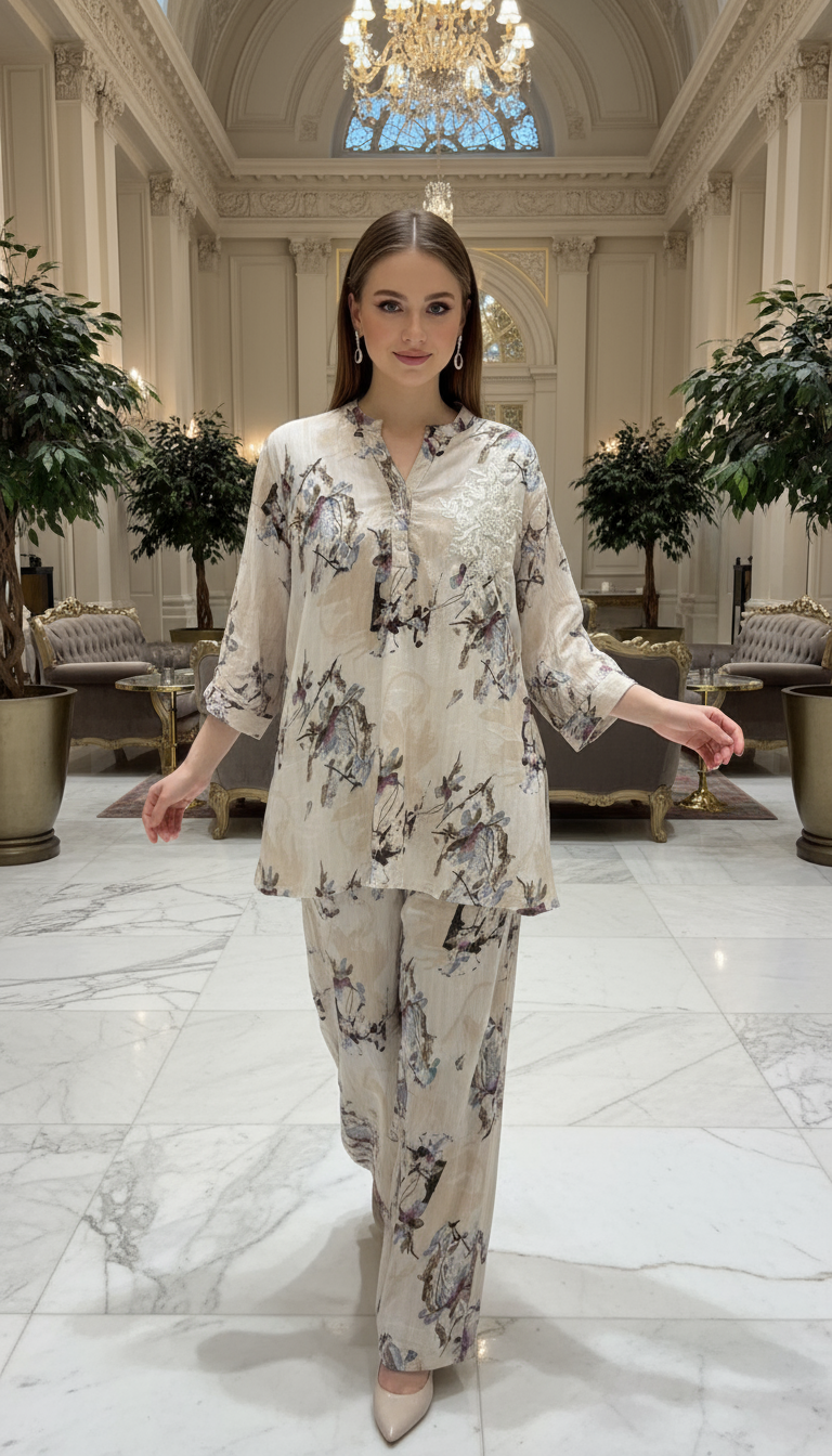 FLORAL ELEGANCE CORDSET