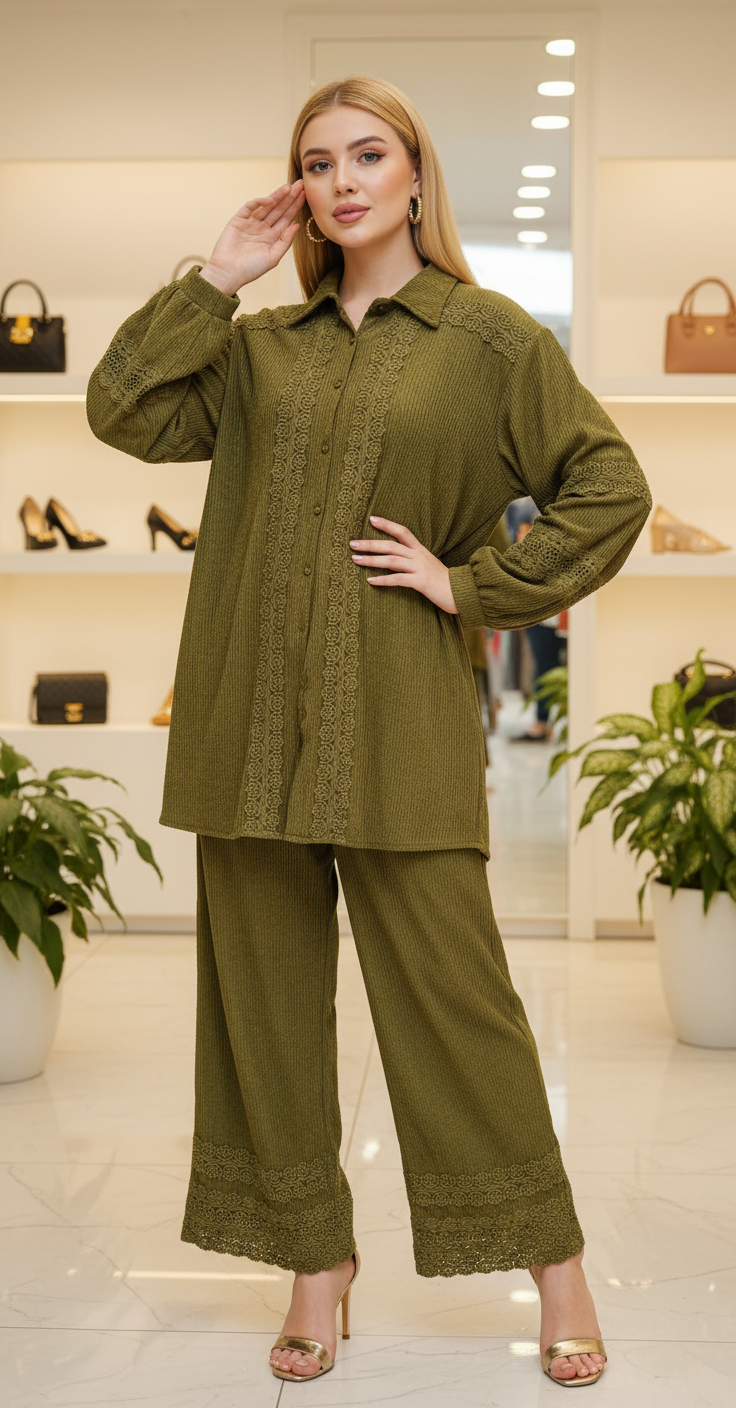 CROATIA LACE CORDSET | Free Size till 5XL